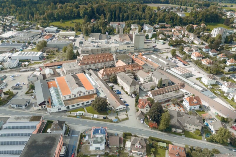 Porzi Areal Drohnenaufnahme 2024